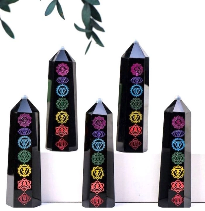 Chakra Obelisk Tower Set