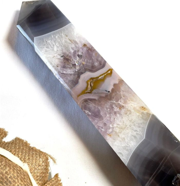 Amethyst Agate Tower