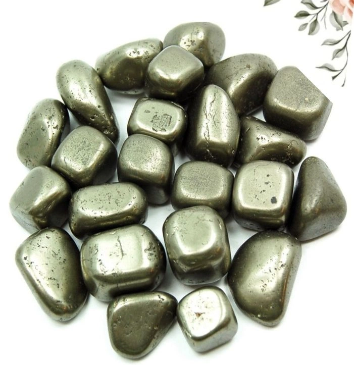 Pyrite Tumbled Stones