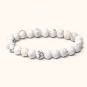 60957286-216e-4251-8d77-9966a247f2fb Howlite Bracelet