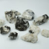 Rainbow Moonstone Black Tourmaline Rough Stone