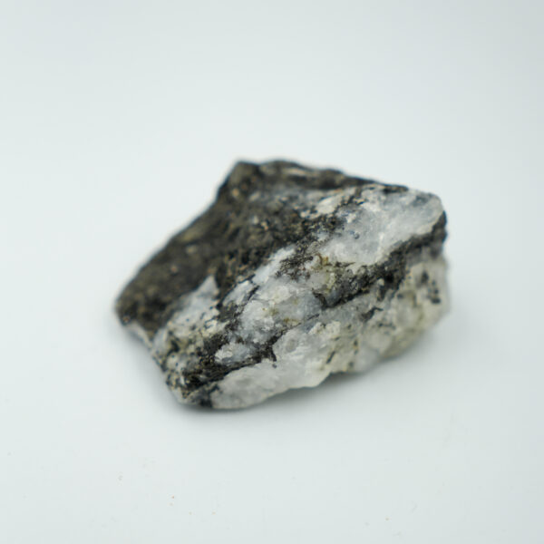 Rainbow Moonstone Black Tourmaline Rough Stone