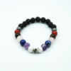 7 Chakra Bracelet with Lava Stone 1