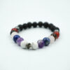 7 Chakra Bracelet with Lava Stone