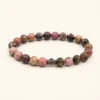 Natural Rhodonite Bracelet for Love & Emotional Balance Rhodonite Bracelet