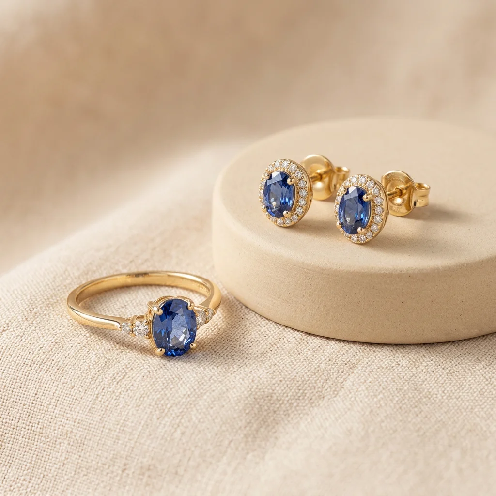 rings and earrings