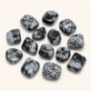 1bbb58a1-3be7-4e2d-bdbf-3328b345bcd8 Snowflake Obsidian Tumbled Stone