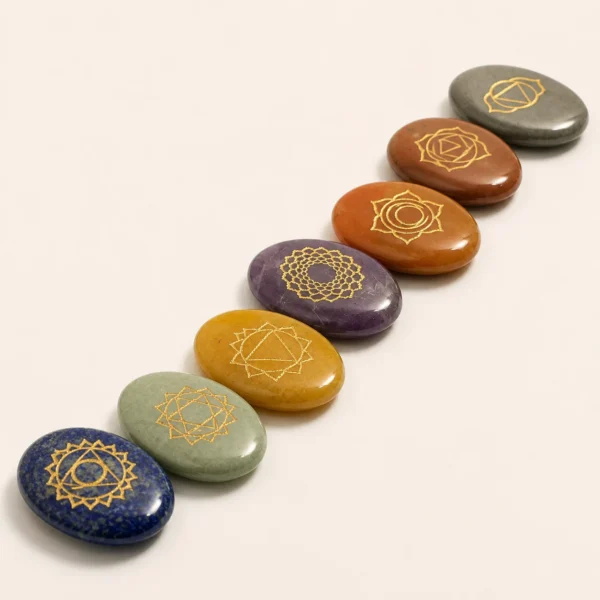 Seven Chakra Oval Set