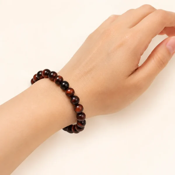 c0d2e7ff-71f7-4099-9ea0-62105f85ec14 Red Tiger's Eye Bracelet