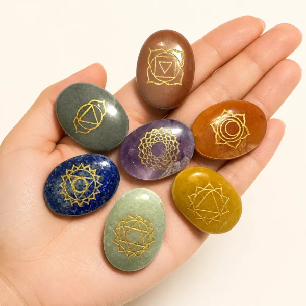 Seven Chakra Oval Set
