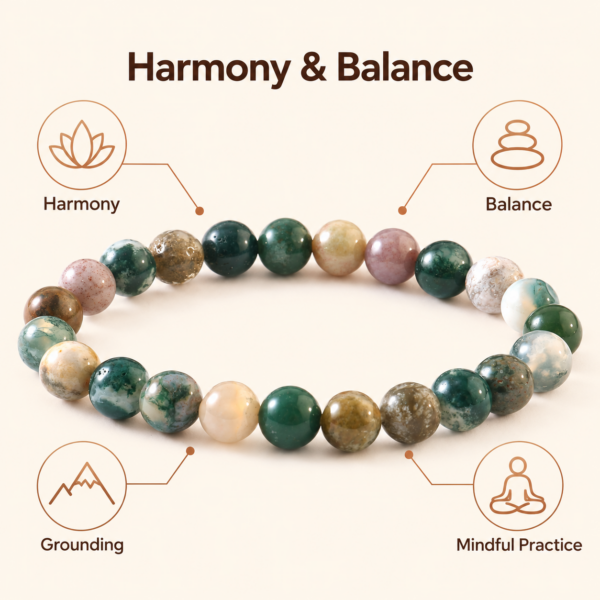 6909d354-8d92-45e6-bae4-6f0a310aae09 Indian Agate Bracelet